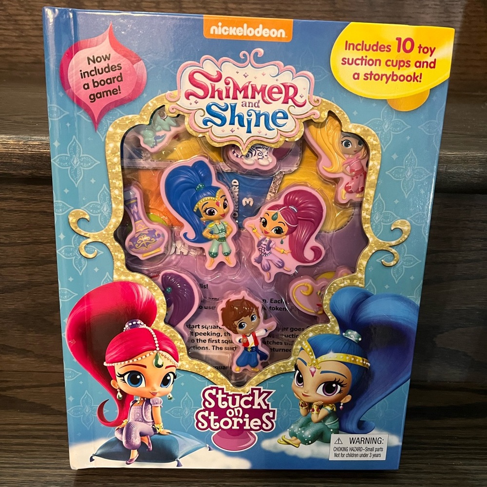 Shimmer & Shine kids book includes playmat & figurines